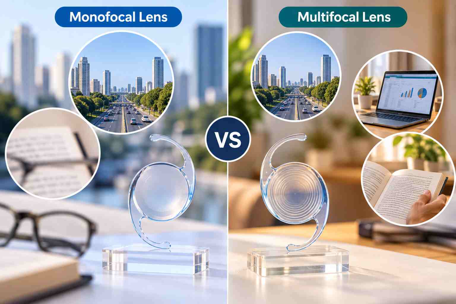 Difference Between Monofocal and Multifocal Lenses